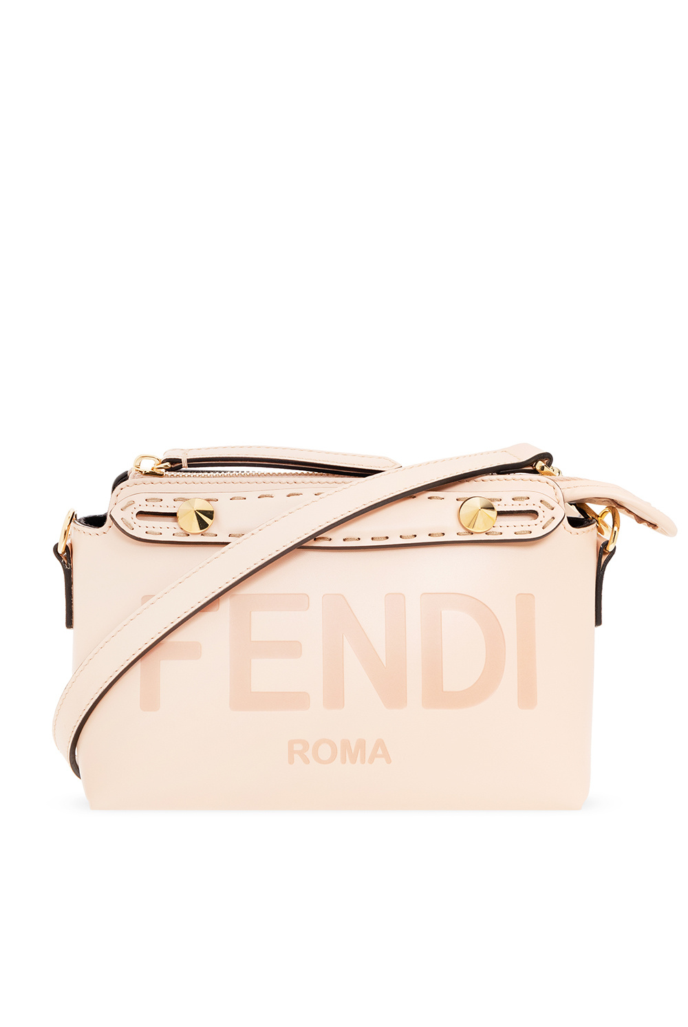 By The Way Mini shoulder bag Fendi SchaferandweinerShops Colombia Fendi Bag De Jour handbag in beige canvas and brown leather